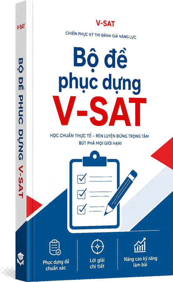Bìa sách Bộ đề phục dựng V-SAT